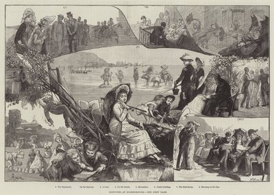Sketches at Scarborough by Alfred Edward Emslie